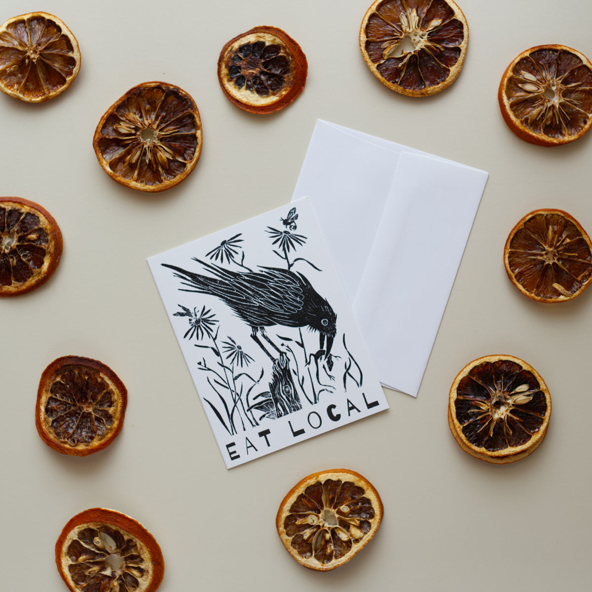 Notecard: Eat Local!