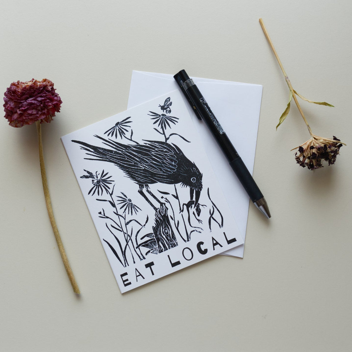 Notecard: Eat Local!