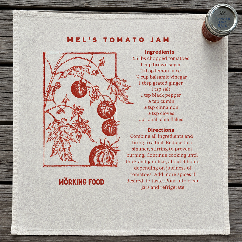 Towels: Tomato Jam Recipe