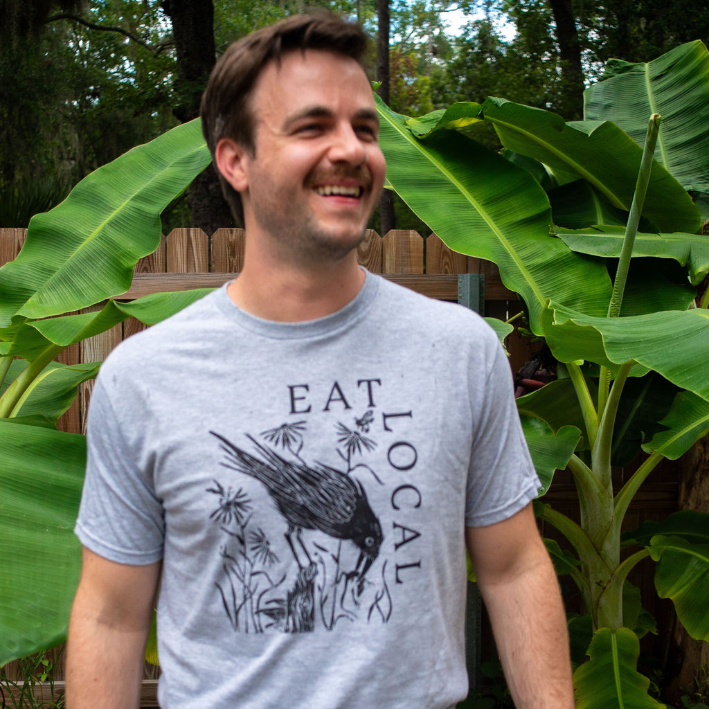 T-shirt: Eat Local! (Mens Cut)