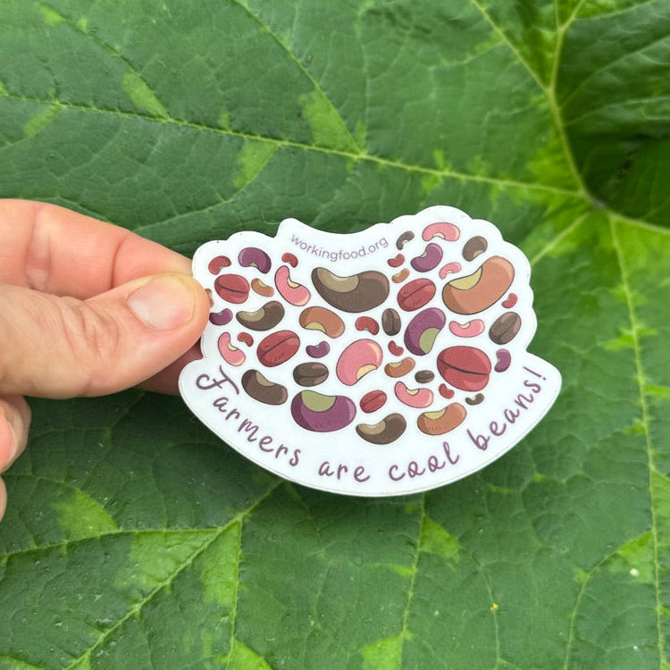 Sticker: Farmers Are Cool Beans!
