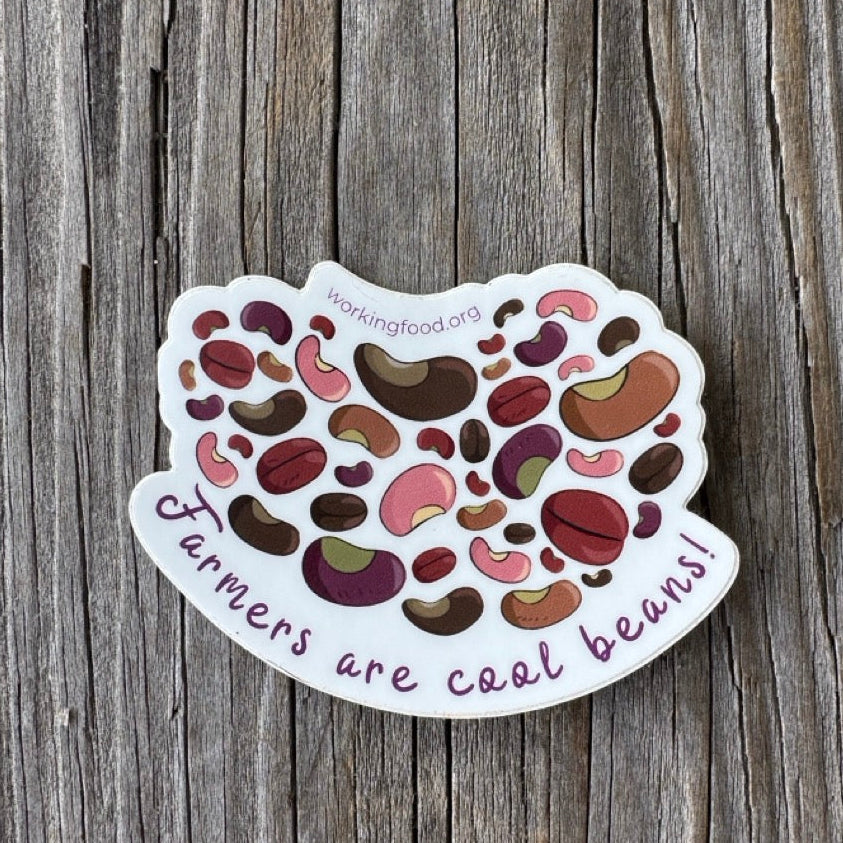 Sticker: Farmers Are Cool Beans!