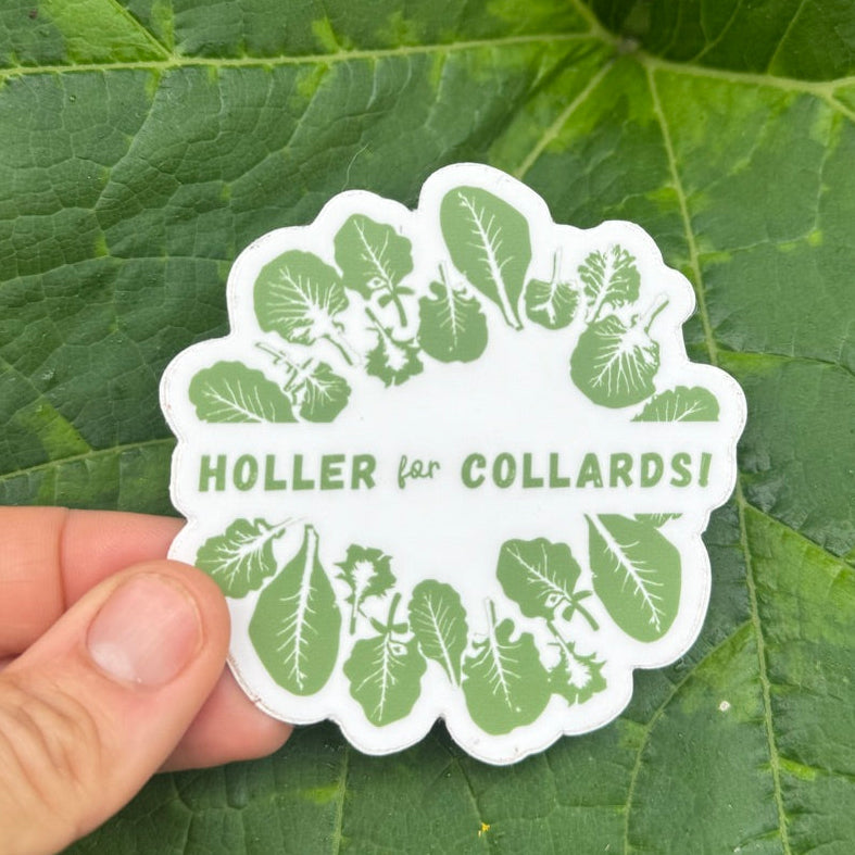 Sticker: Holler for Collards