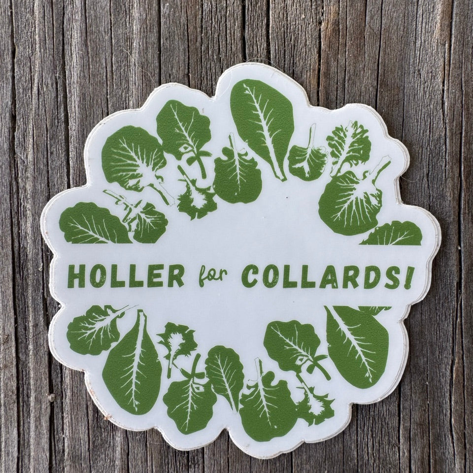 Sticker: Holler for Collards