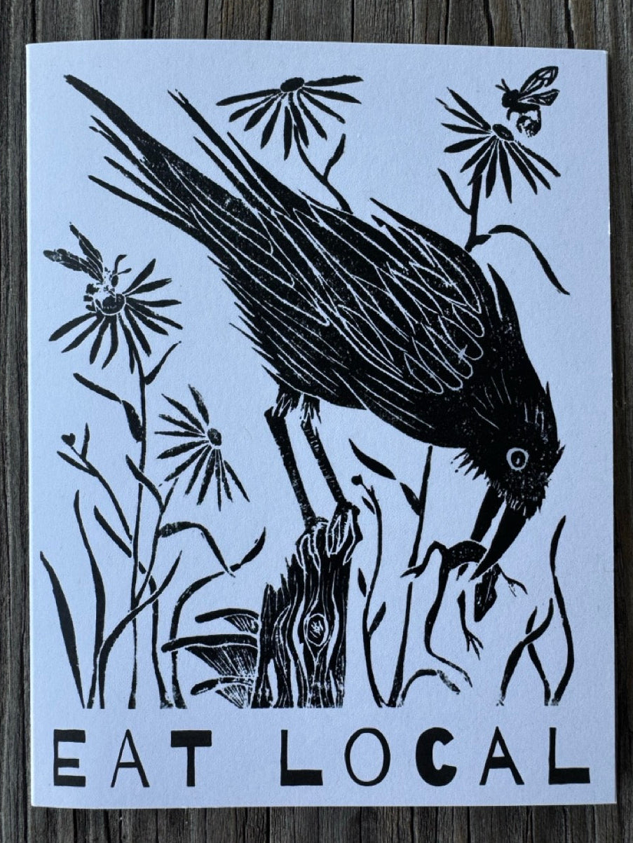 Notecard: Eat Local!