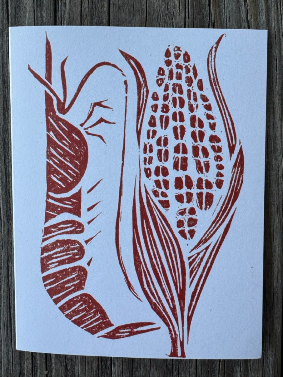 Notecard: Shrimp and Grits
