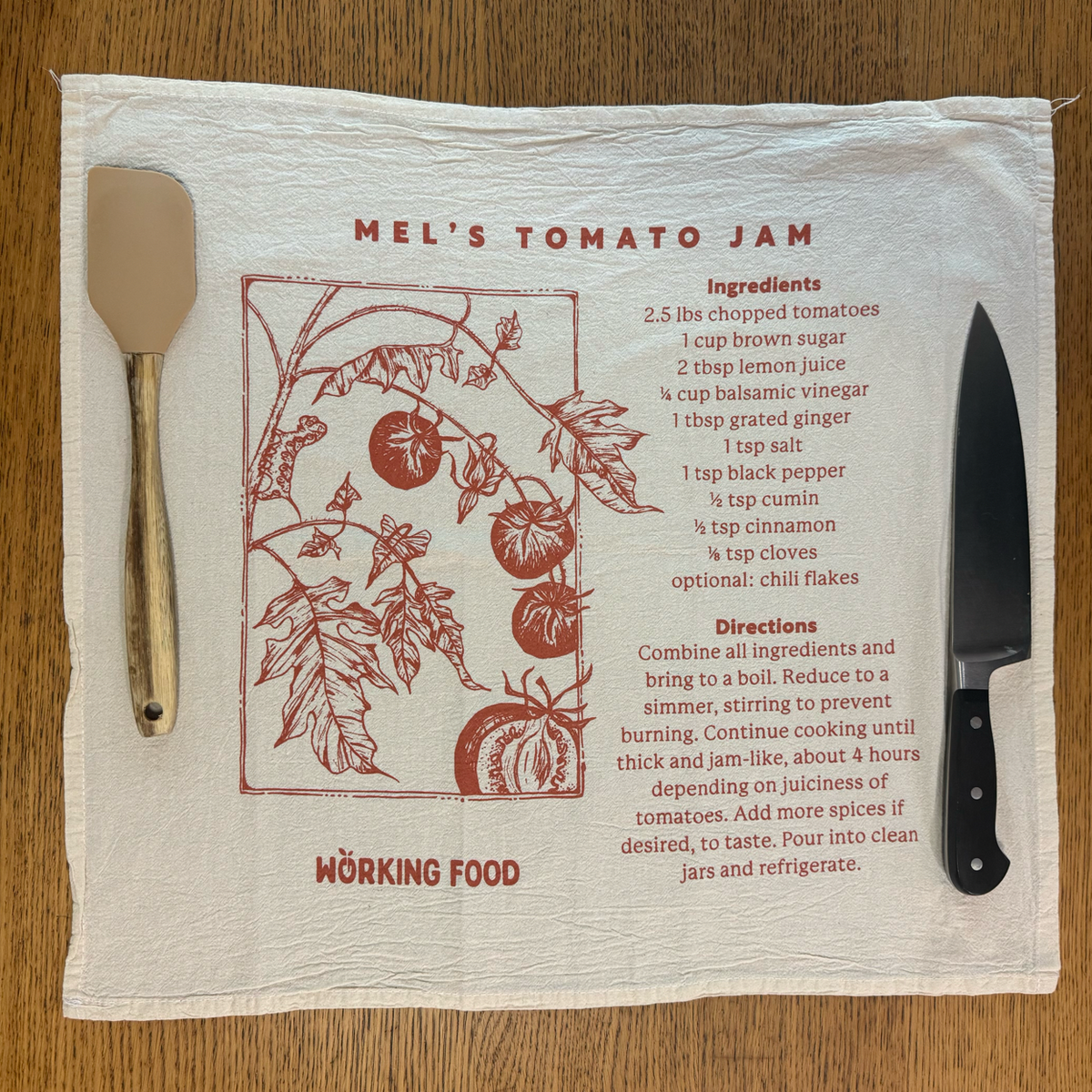 Towels: Tomato Jam Recipe